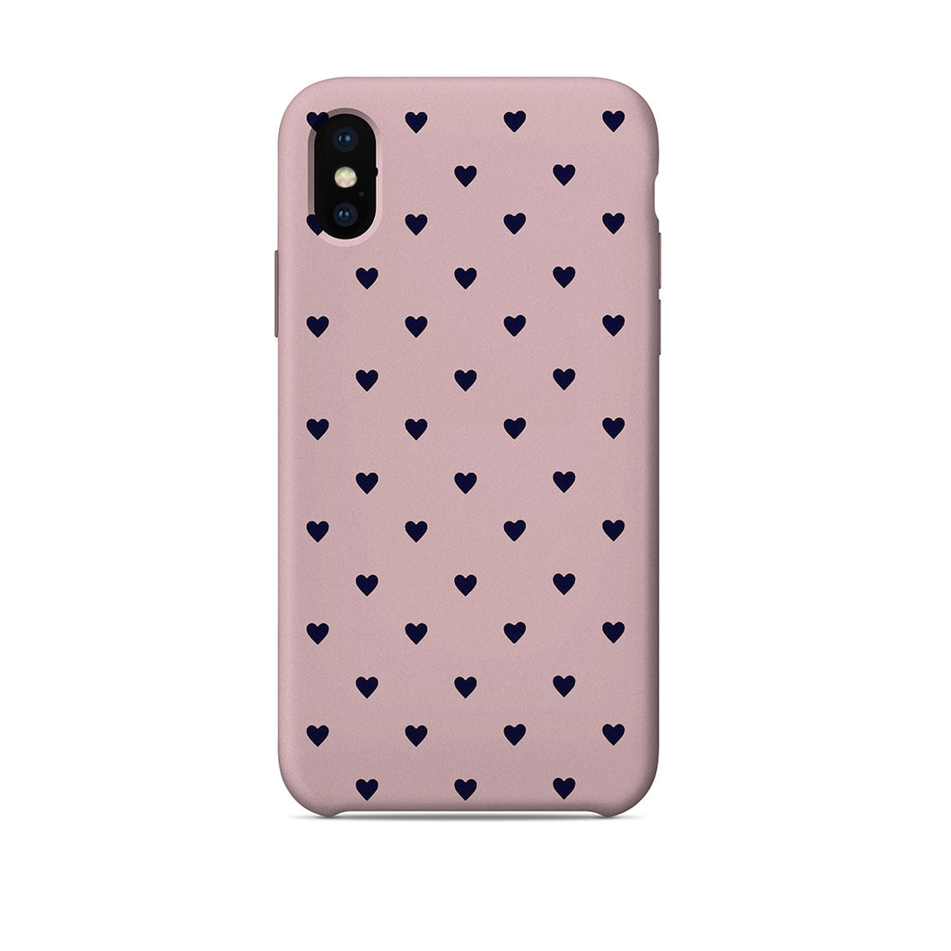 Funda para iPhone - Corazoncitos negros