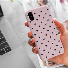 Cargar imagen en el visor de la galería, Funda para iPhone - Corazoncitos negros
